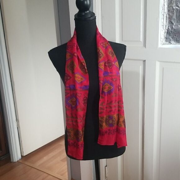 ECHO SCARF  SUPERSLIMS RED    Slims - Picture 2 of 10